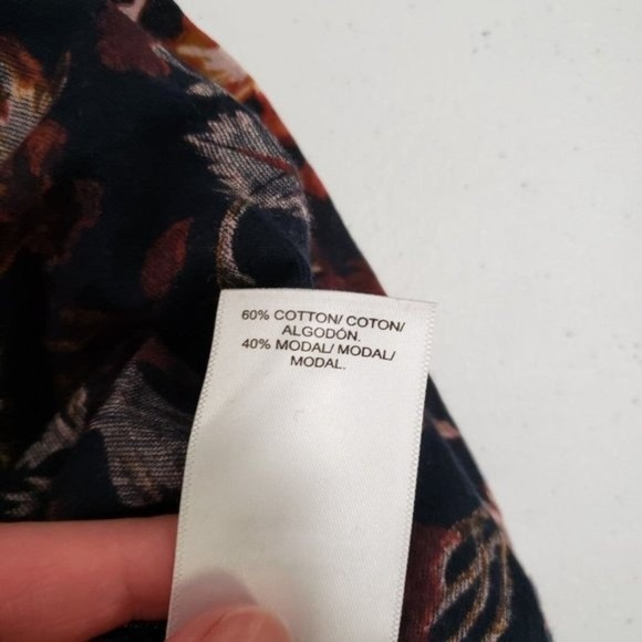Lucky Brand Floral Blouse Top - Picture 4 of 5